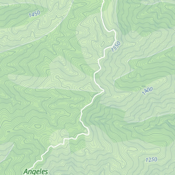 Map of Colver Peak