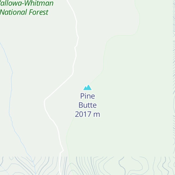 Map of Pine Butte