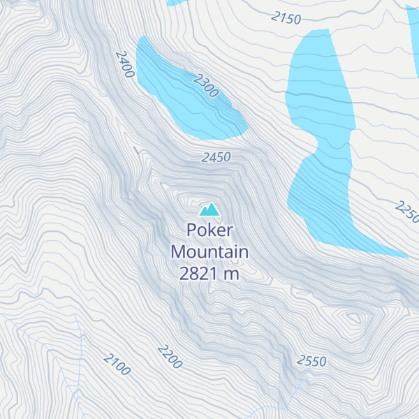 Map of Poker Mountain