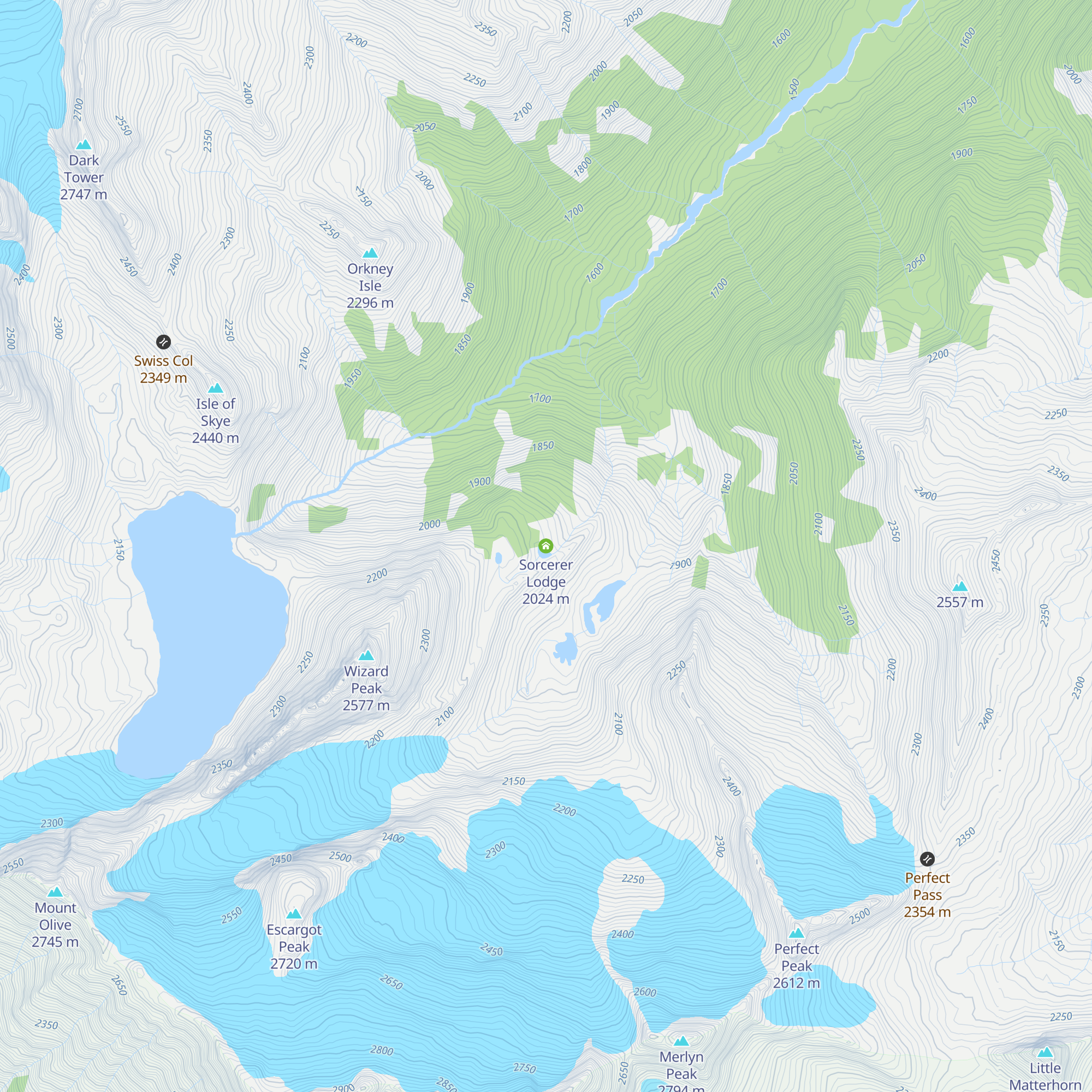 Sorcerer Lodge map