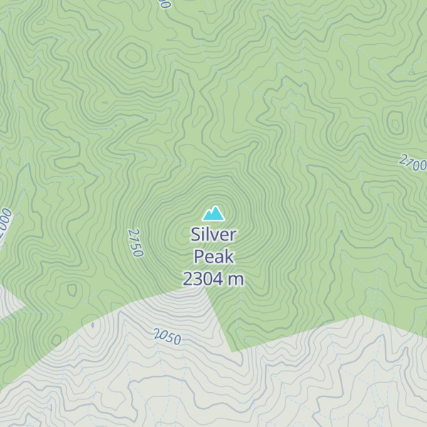 Map of Silver Peak