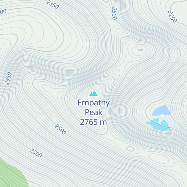 Map of Empathy Peak