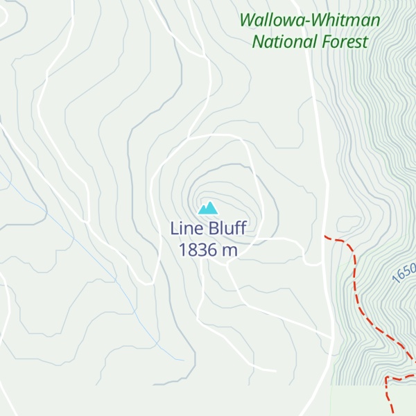 Map of Line Bluff