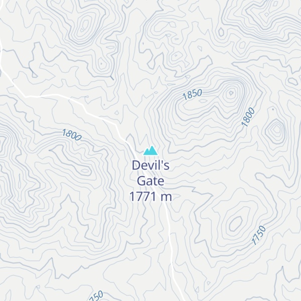 Map of Devil's Gate