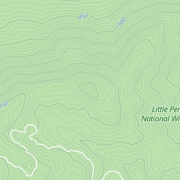 Map of Cliff Ridge
