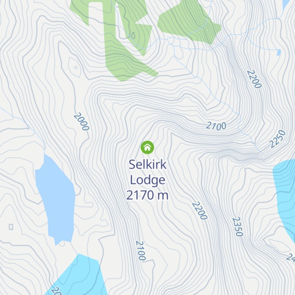 Map of Selkirk Lodge
