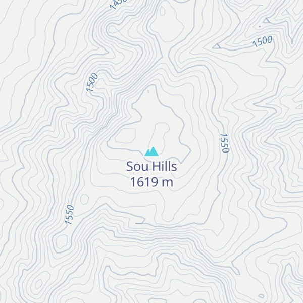 Map of Sou Hills