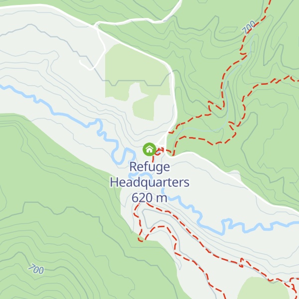 Map of Refuge Headquarters
