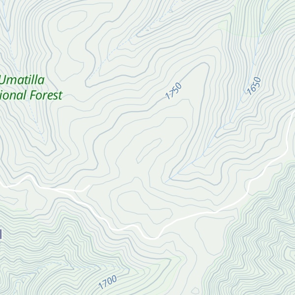 Map of Big Turkey Tail