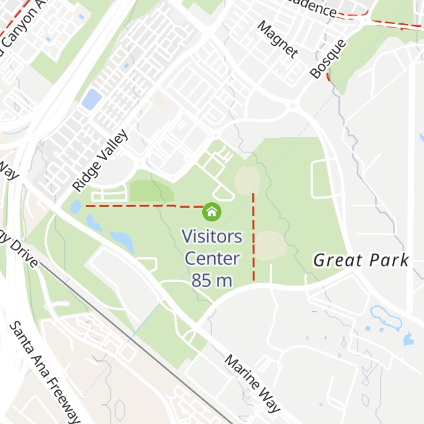 Map of Visitors Center