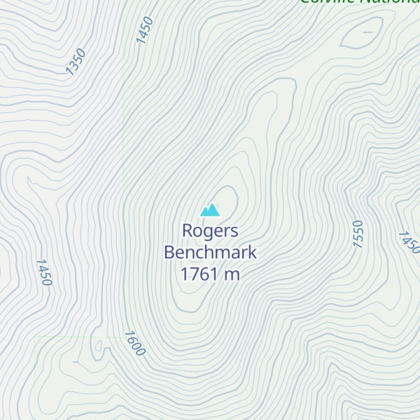 Map of Rogers Benchmark