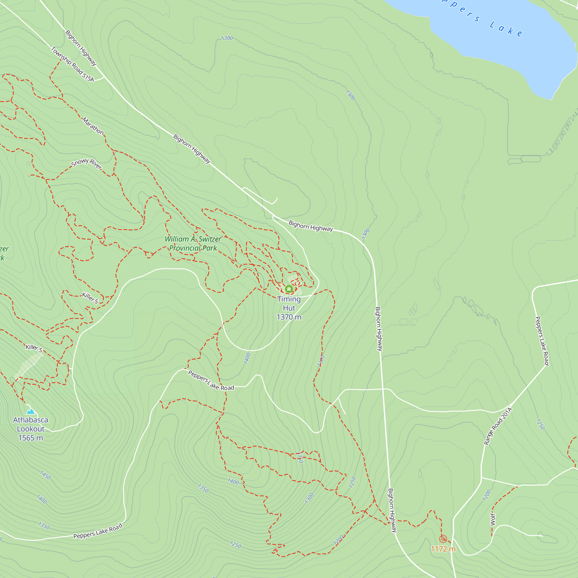 Timing Hut map