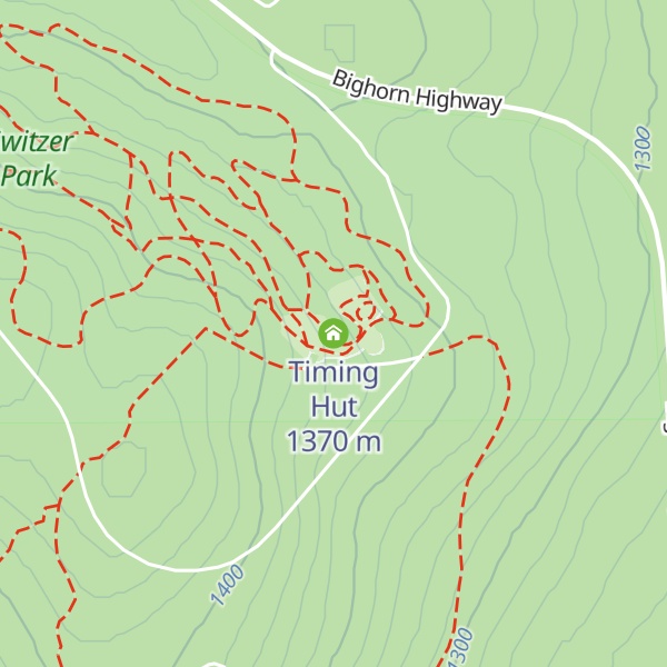 Map of Timing Hut