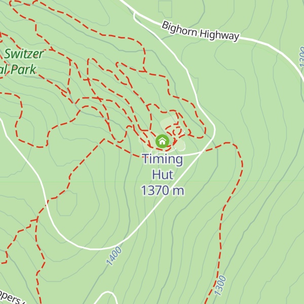 Map of Hinton Nordic Centre