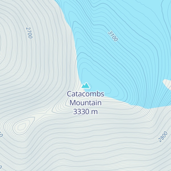 Map of Catacombs Mountain