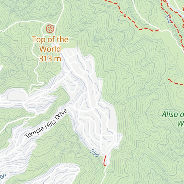 Map of Temple Hill