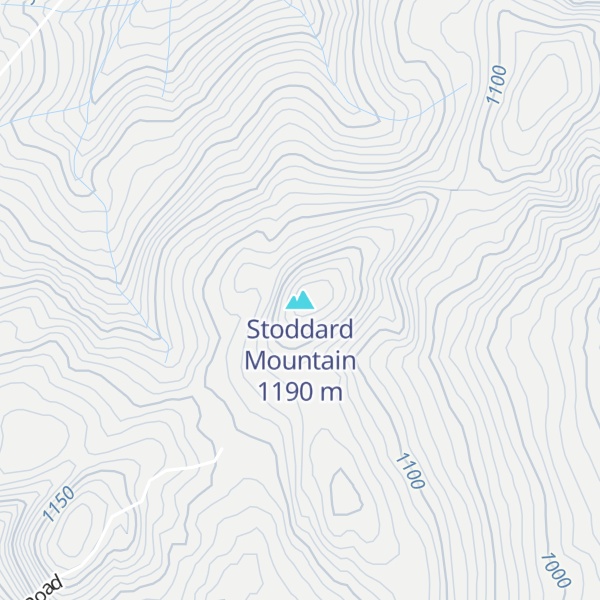 Map of Stoddard Mountain