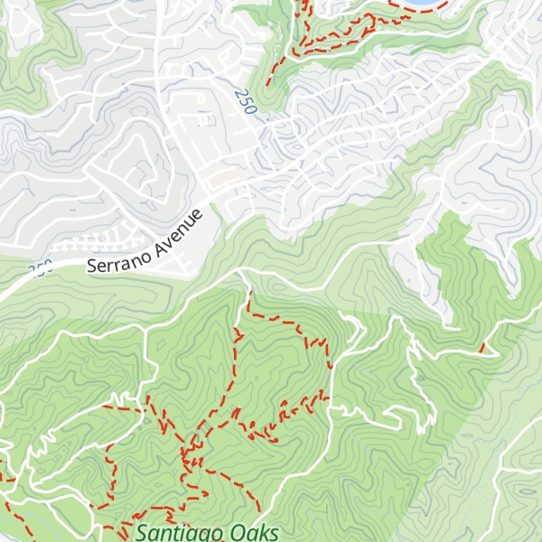 Map of Robbers Peak