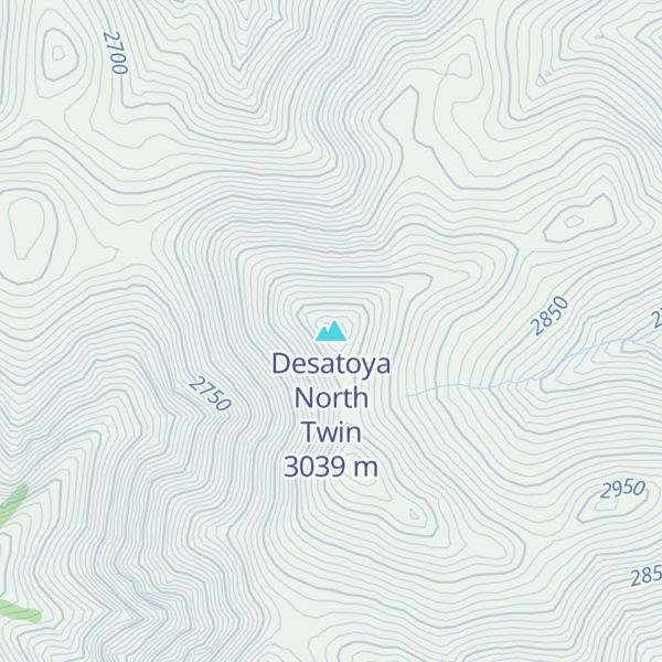 Map of Desatoya North Twin