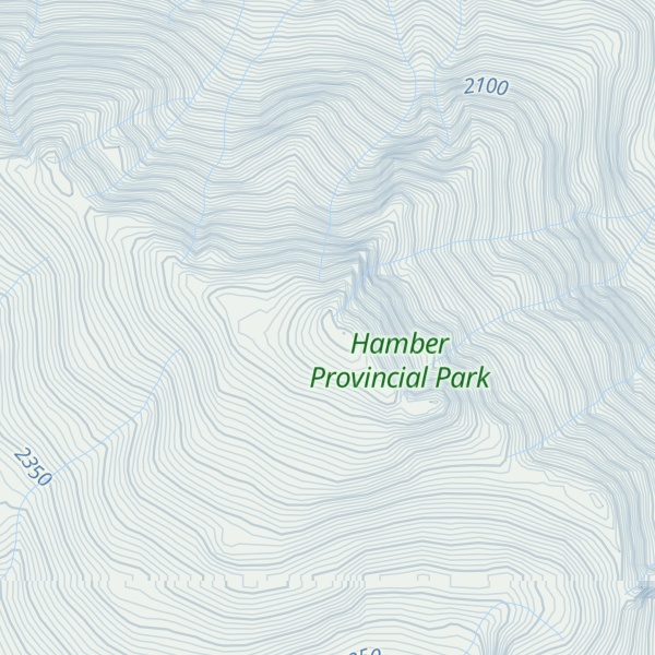 Map of Mount Sadleir