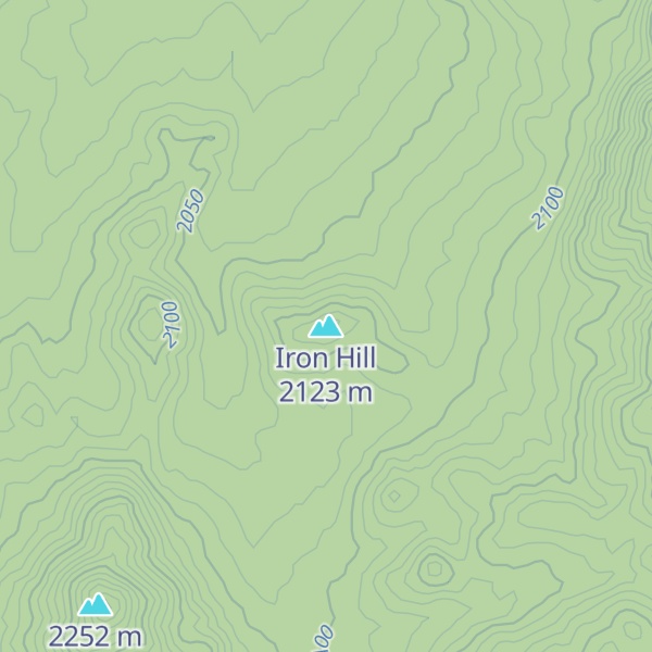 Map of Iron Hill