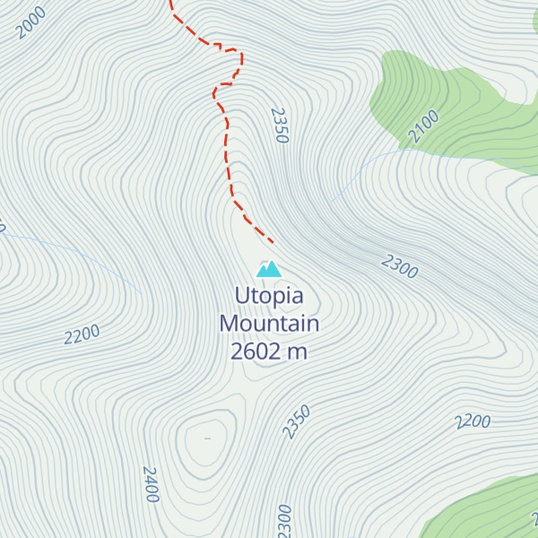 Map of Utopia Mountain