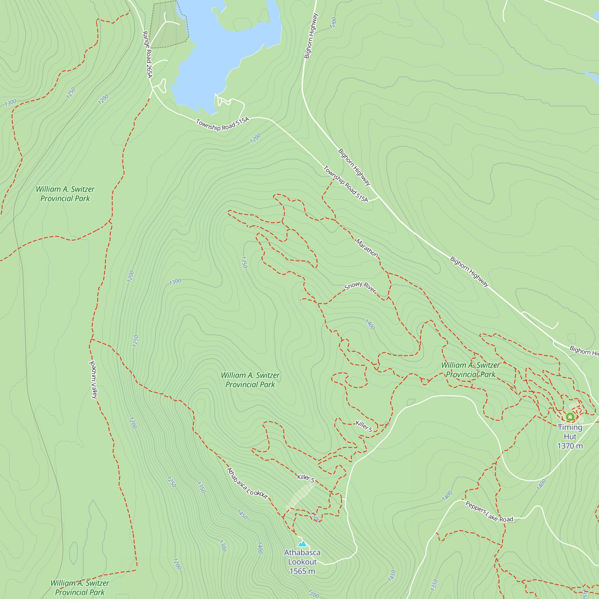 Lookout Cabin map