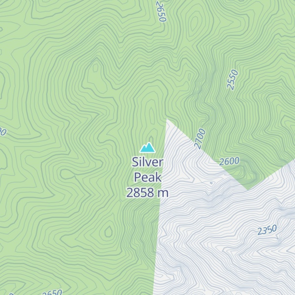 Map of Silver Peak