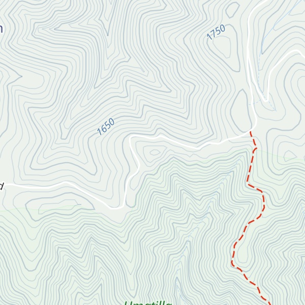 Map of Fuzzy Butte