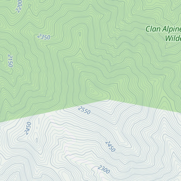 Map of Healy Peak