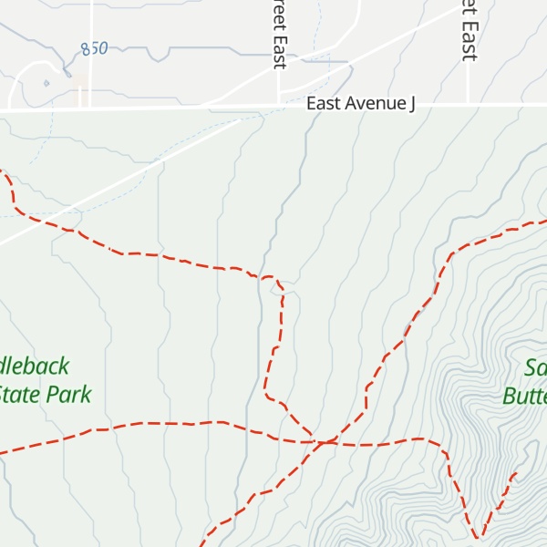 Map of Little Butte