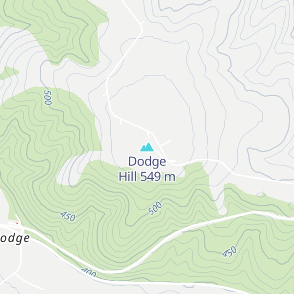Map of Dodge Hill
