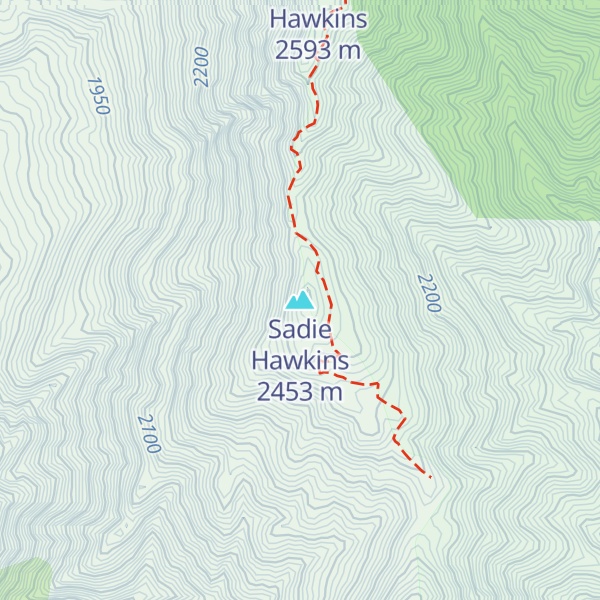 Map of Sadie Hawkins