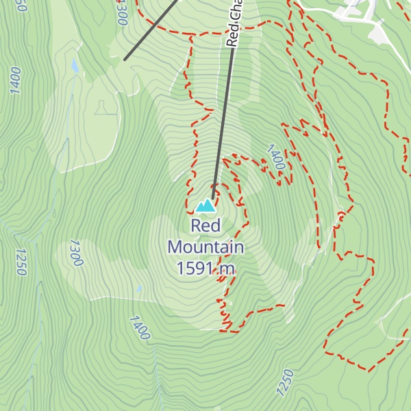 Map of Red Mountain