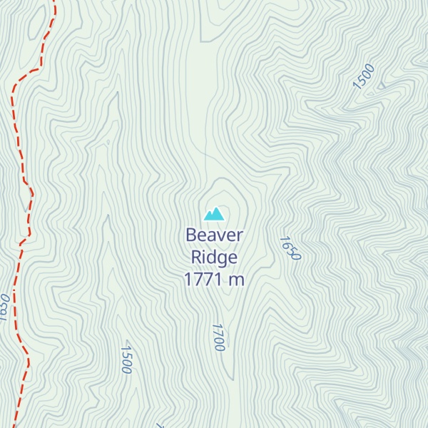 Map of Beaver Ridge
