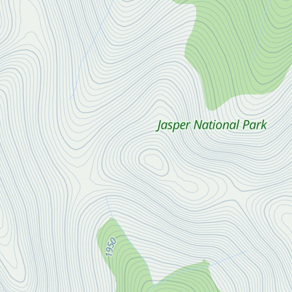 Map of Miette Range
