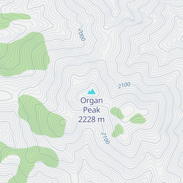 Map of Organ Peak