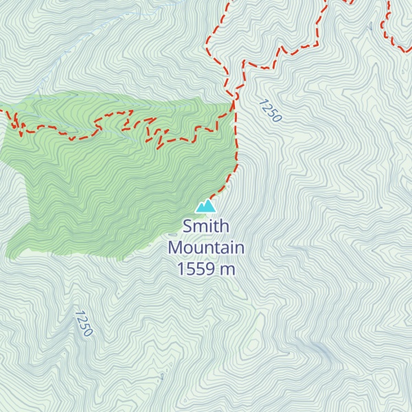 Map of Smith Mountain