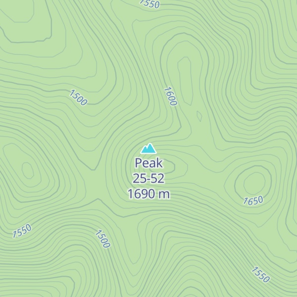 Map of Peak 25-52