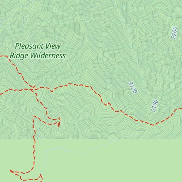 Map of Pallett Mountain