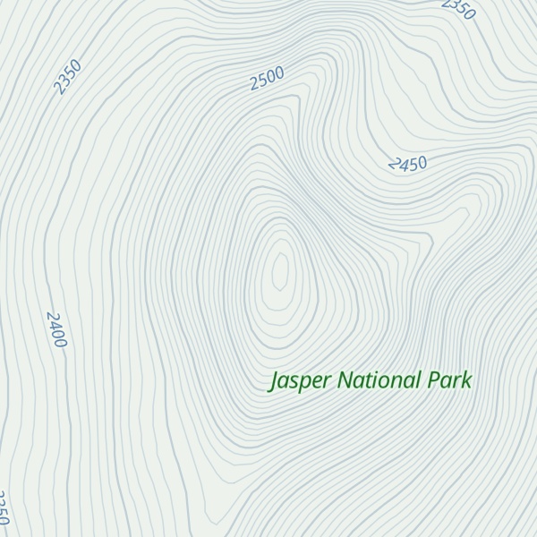 Map of Excelsior Mountain