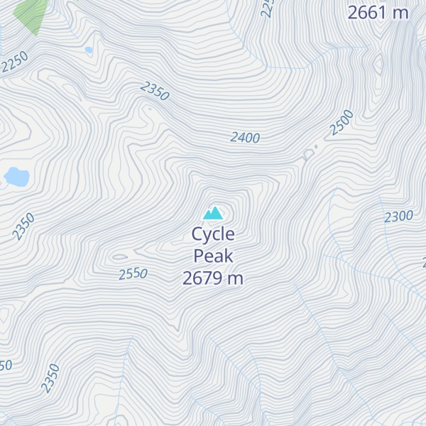 Map of Cycle Peak