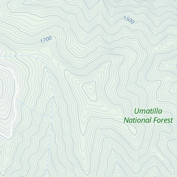 Map of Wenaha Peak