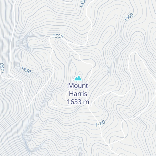 Map of Mount Harris