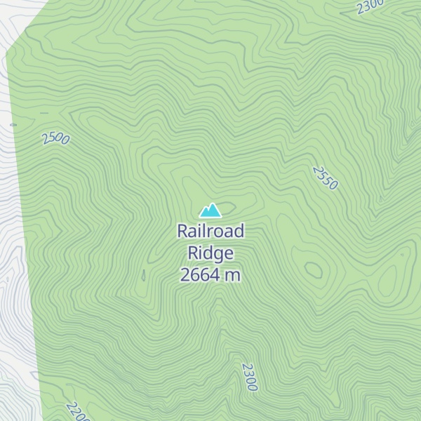Map of Railroad Ridge