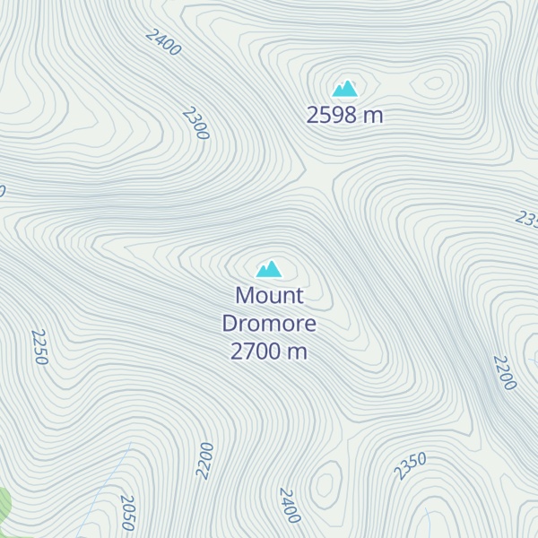 Map of Mount Dromore