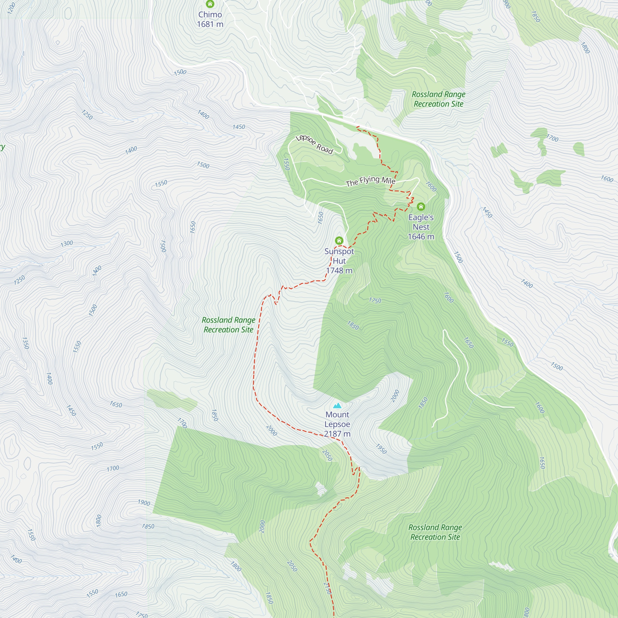 Lepsoe Basin Cabin map