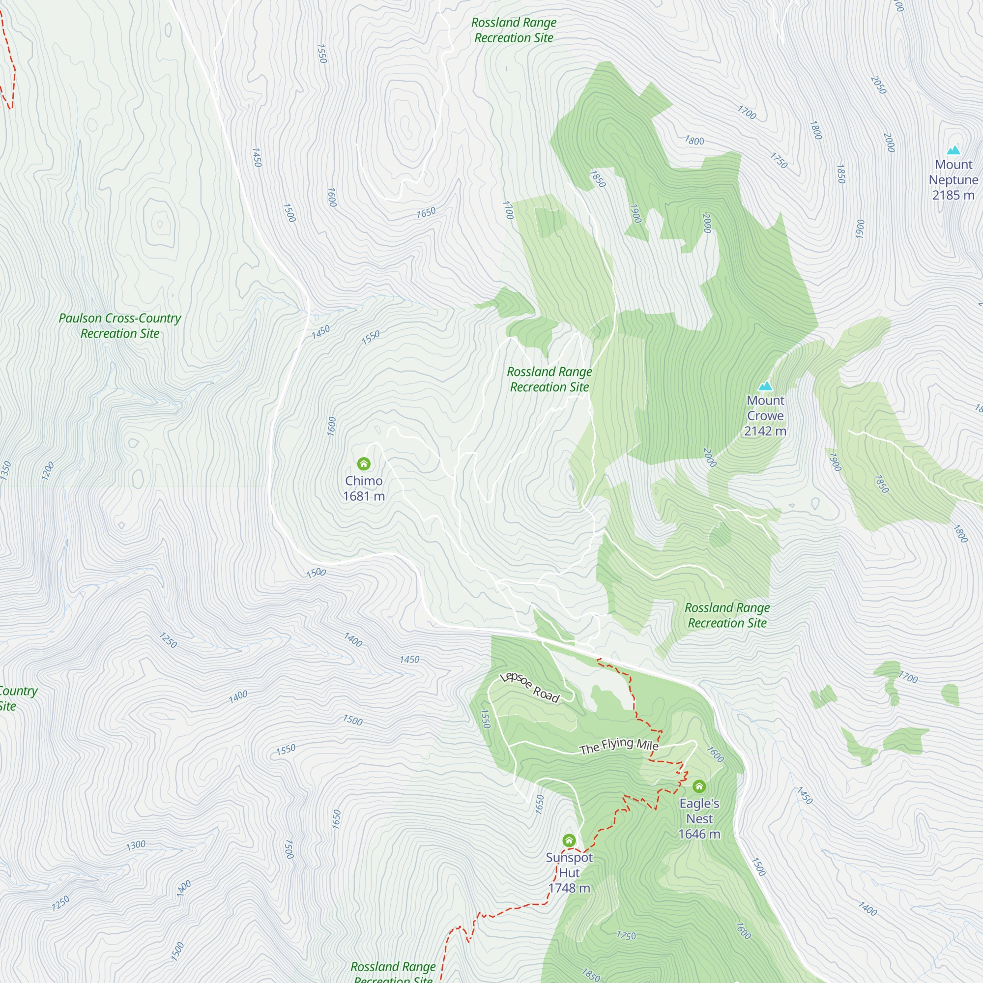 Red Dog map