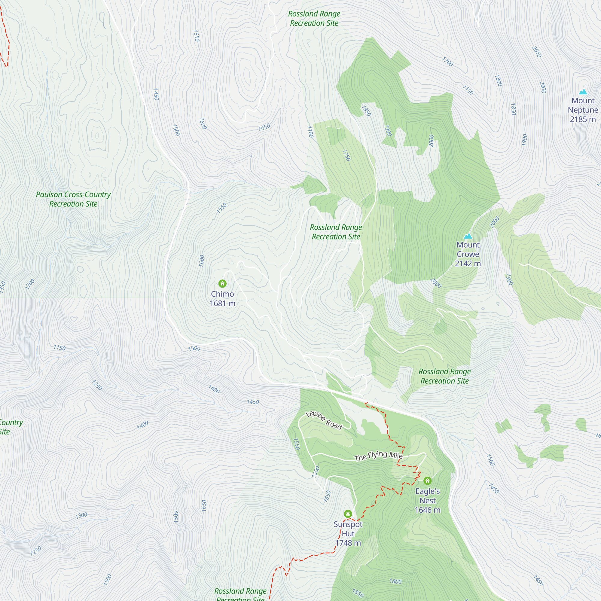 Red Dog map