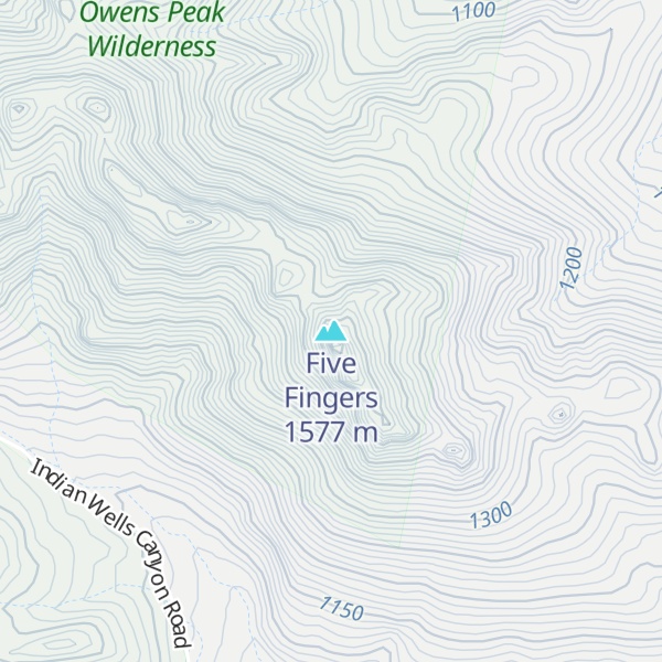 Map of Five Fingers